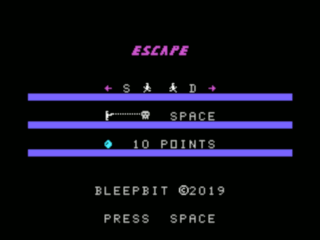Escape opening screen