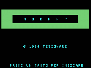 Morphy opening screen