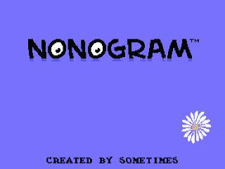 Nonogram opening screen