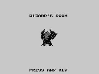 Wizard's Doom opening screen