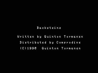 Backsteine opening screen