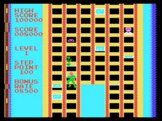 Crazy Climber in-game shot