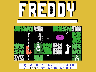 Freddy opening screen