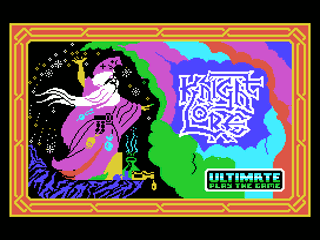 Knight Lore opening screen