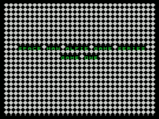 Escape From The Pyramid Of Mars opening screen