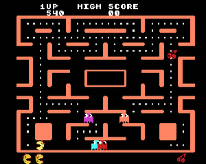 Ms. Pac-Man in-game shot