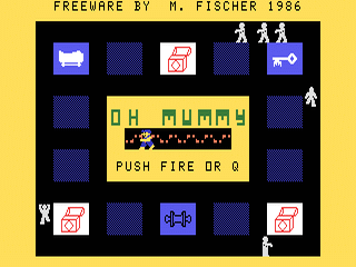 Oh Mummy opening screen