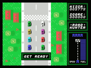 Road Hunter opening screen