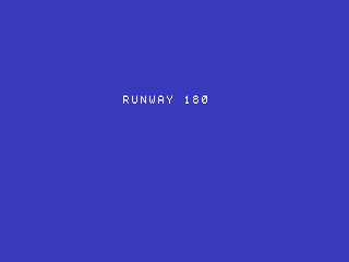 Runway 180 opening screen