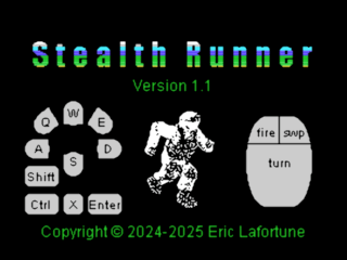 Stealth Runner opening screen